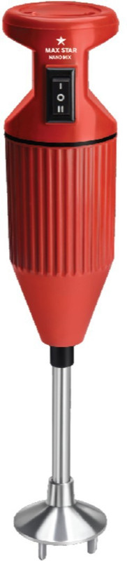 Maxstar HB03 Nano Mix 250 w Hand Blender(Red & Stainless Steel)