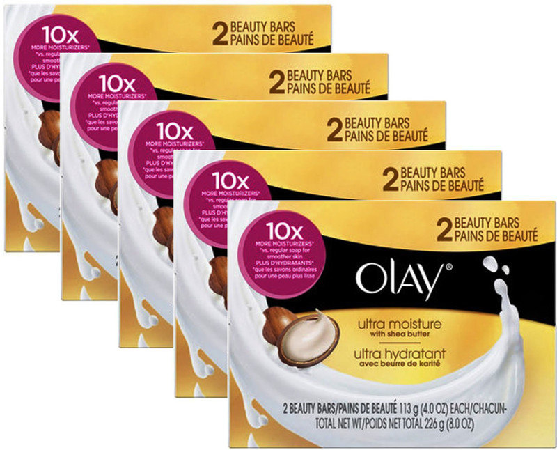 Olay Ultra Moisture Beauty Bars Soap(10 x 13.3 g)