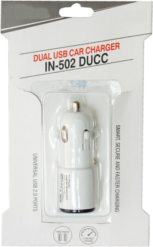 toys factory 1.2 Amp Car Charger(White)