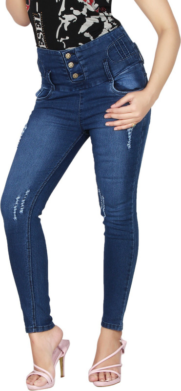 Mystix Slim Women Dark Blue Jeans