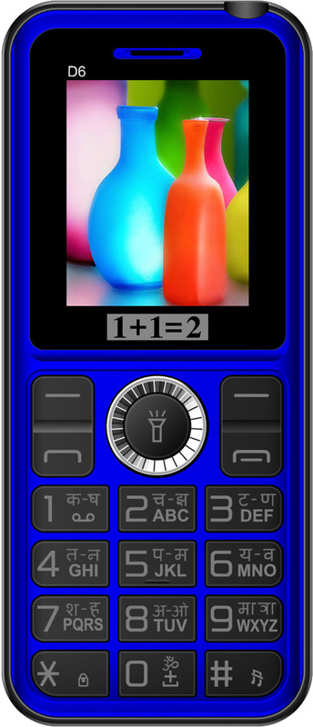 1+1=2 D6(Blue)