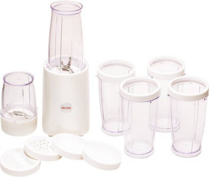 Hilton HCB-1314 5 Jar 240 W Mixer Grinder(White, 5 Jars)