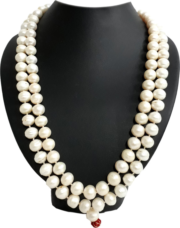 shivoham Fresh Water pearl Garland ( Moti Mala ) Stone Necklace