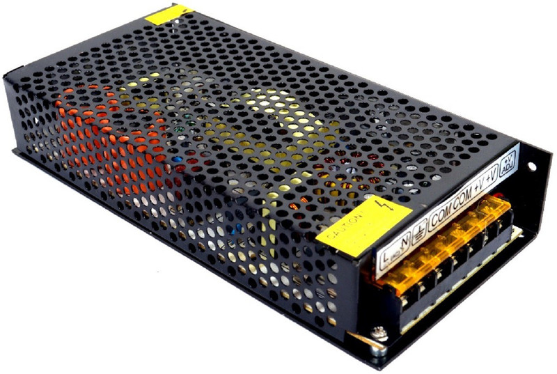 SP SHIELD PLUS SP- 12V10A POWER SUPPY 120 Watts PSU(Black)