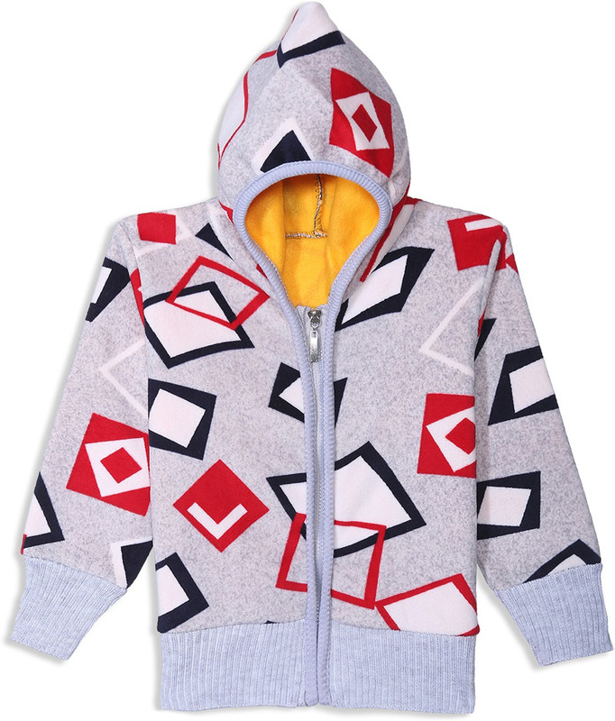 Camey Full Sleeve Printed Baby Boys & Baby Girls Jacket