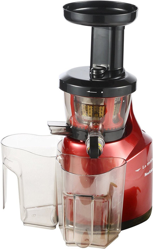 Renesola Nectar Cold Press Slow Juicer RBMJ0250KP30401 200 W Juicer Mixer Grinder(Red, 2 Jars)