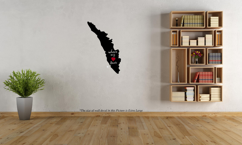 peacockirde Large Wall Decal Sticker(Pack of 1)