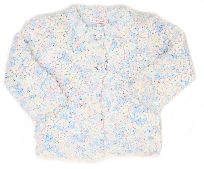 Wingsfield Full Sleeve Self Design Baby Girls Jacket
