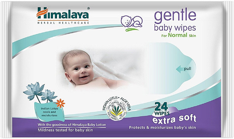 Himalaya baby care gentle baby wipes for normal skin