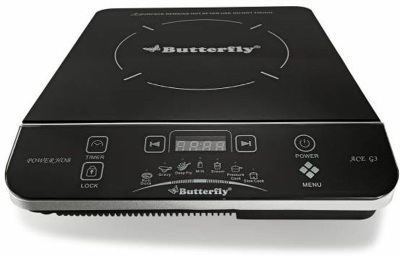 Butterfly Ace G3 Induction Cooktop(Black, Touch Panel)