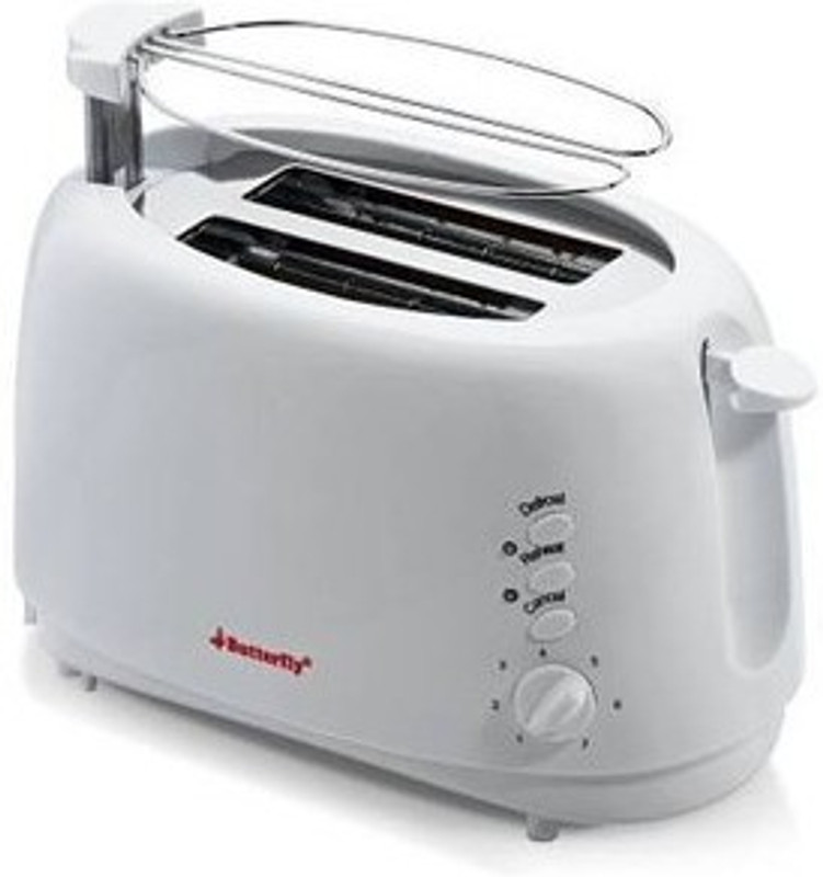 Butterfly AG-019 750 W Pop Up Toaster(White)