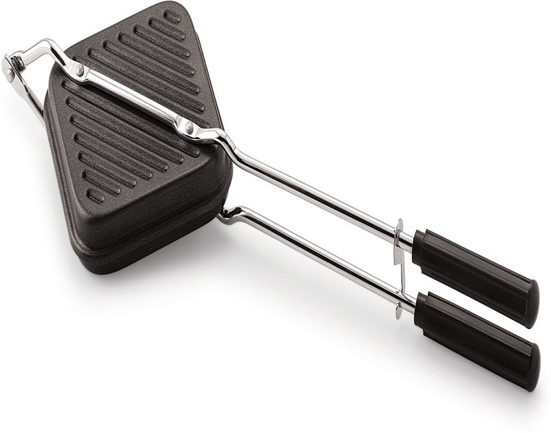 Warmeo Non-Stick Cookware Toast And Sandwich Maker, 1 Pcs Toast(Black)