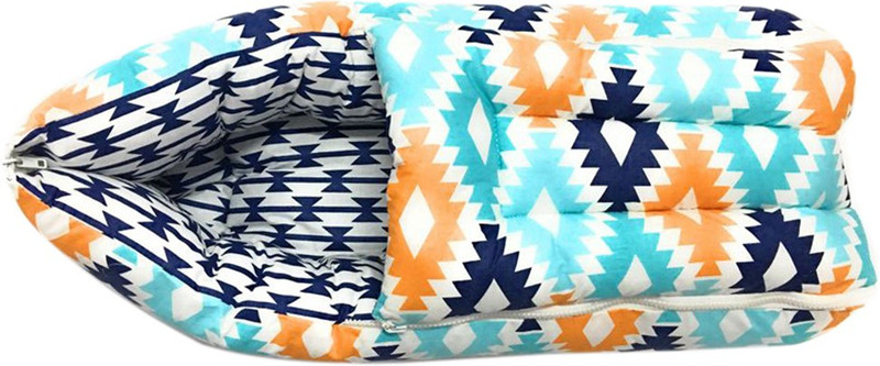 Bacati Aztec Orange Aqua Navy Reversible Baby Sleeping Bag Sleeping Bag(Multicolor)
