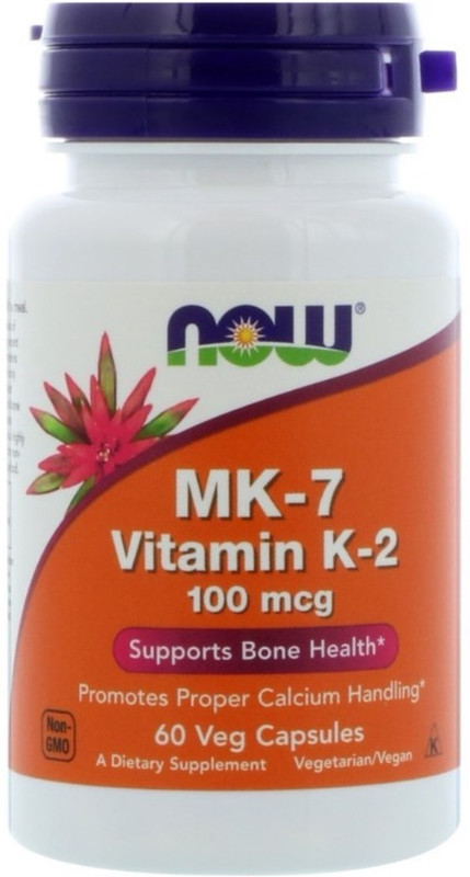 Now Foods MK-7 Vitamin K-2 100 mcg(60 No)