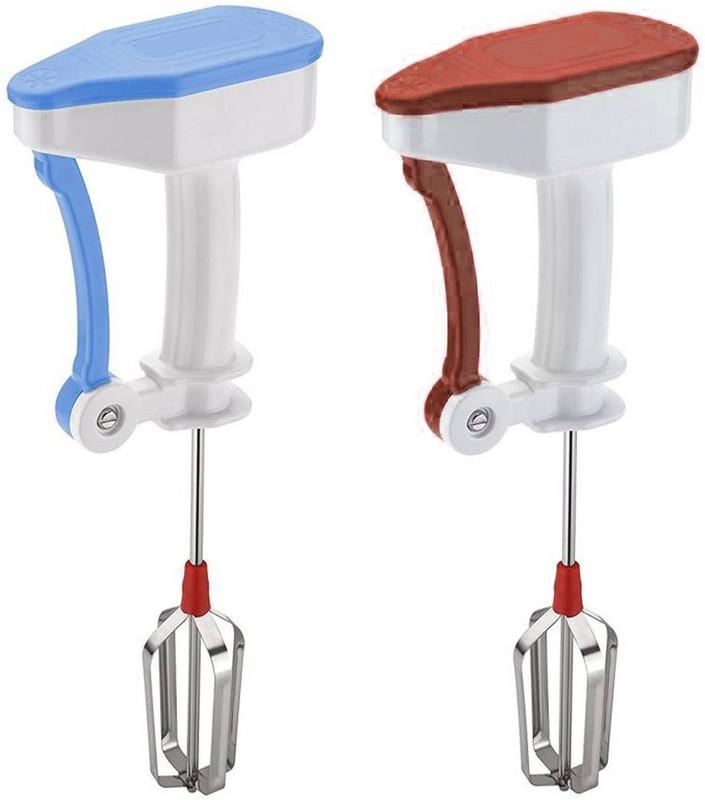 WCSE Power free easy flow Blue and Brown color 0 W Hand Blender(Multicolor)