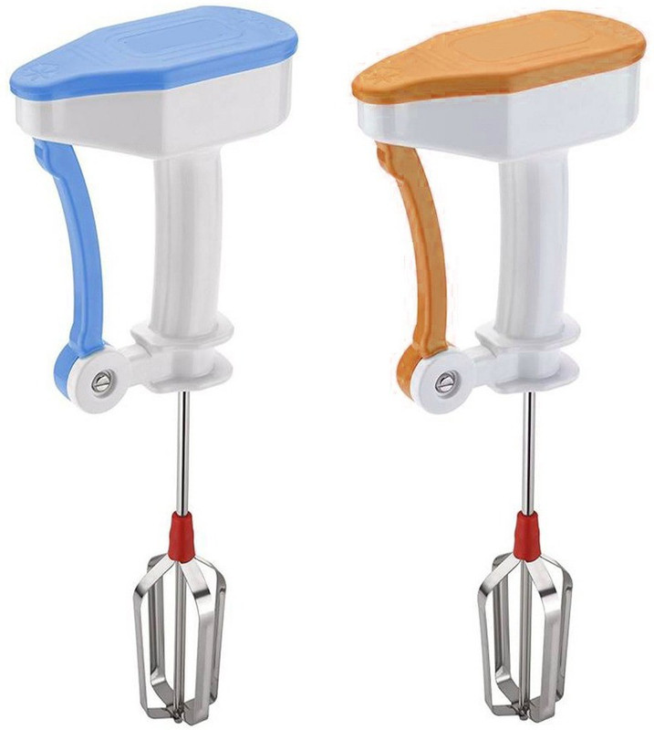 WCSE Power free easy flow Blue and Orange color 0 W Hand Blender(Multicolor)