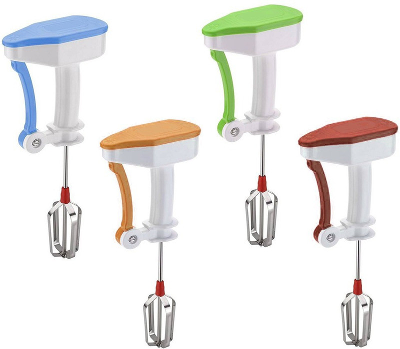 WCSE Power free easy flow Blue, Green, Brown and Orange color 0 W Hand Blender(Multicolor)