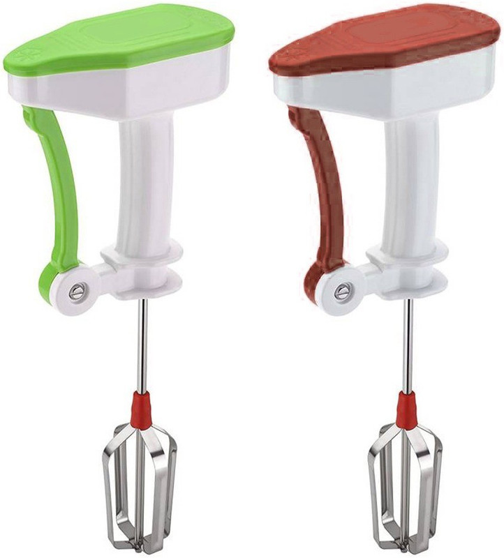 WCSE Power free easy flow Green and Brown color 0 W Hand Blender(Multicolor)