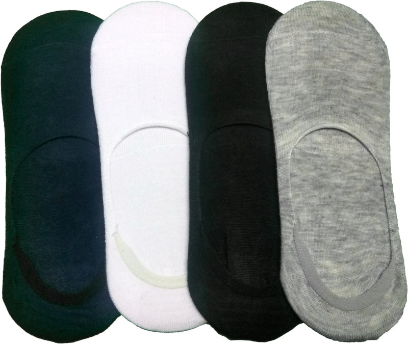 qraftink Men & Women Solid Ankle Length(Pack of 4)