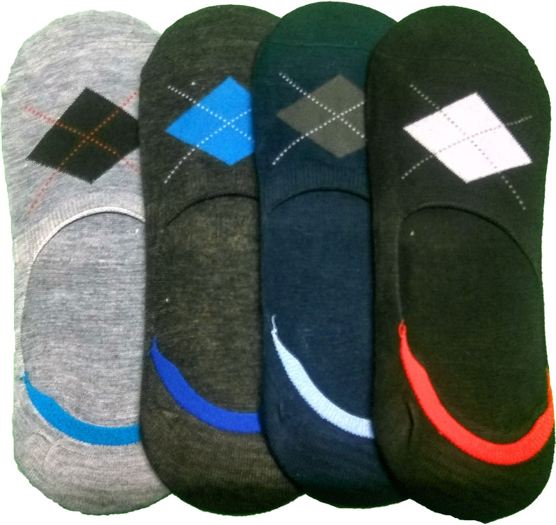 qraftink Men & Women Solid Ankle Length(Pack of 4)
