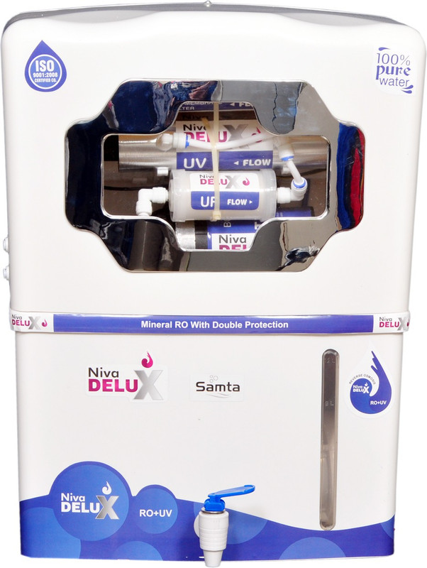 samta 12 Litre Niva Delux Blue Auto TDS ROUVUF Tap Mount Water Filter