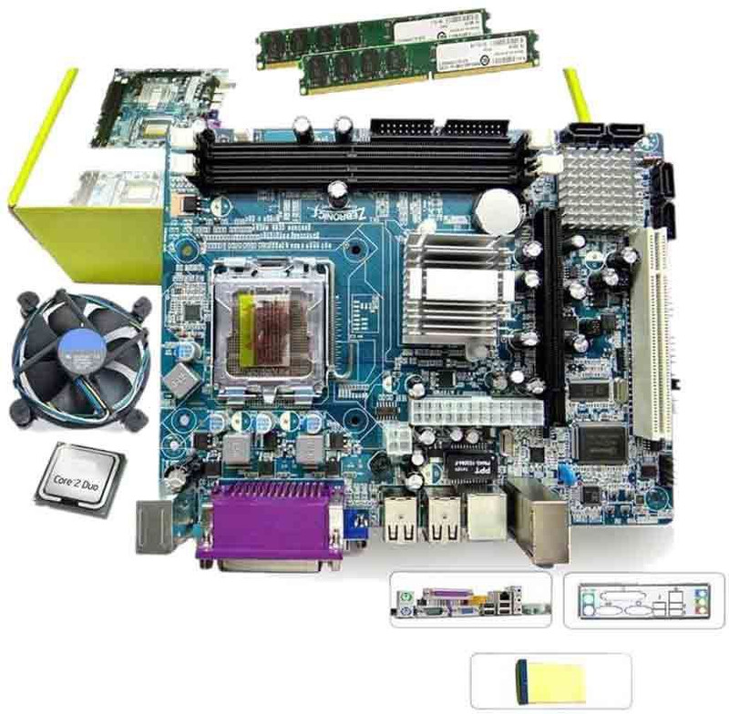 Zebronics 945 Combo Motherboard(Black)