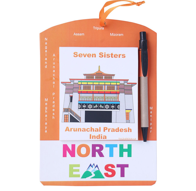 toshakhana Mini Note Pad(Things To Do Pad Arunachal Pradesh North East India, Multicolor)