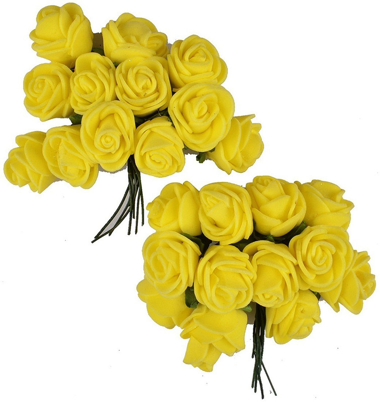 Confidence Wedding Hair Accessories (SET OF 24 FLOWERS) (Yellow) Hair Accessory Set(Yellow) Confidence Wedding Hair Accessories (SET OF 24 FLOWERS) (Yellow) Hair Accessory Set(Yellow)