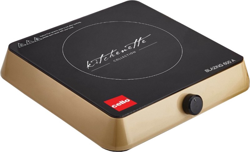 Cello BLAZINGWKB600A Induction Cooktop(Black, Gold, Jog Dial)