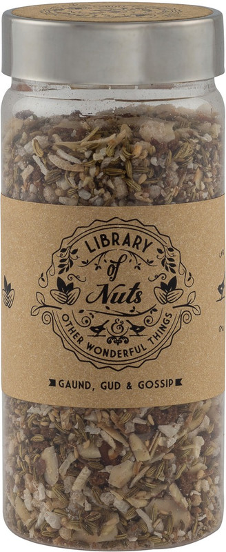 Library of Nuts Gud, Gaund and Gossip Assorted Digestive Mouth Freshner ( 200 Gms ) Assorted Nuts(200 g)