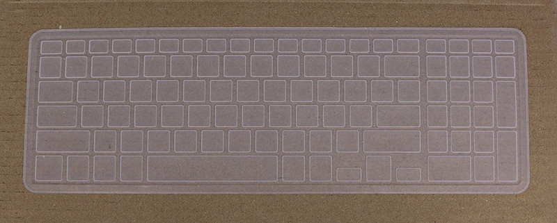 Saco Chiclet for Dell Vostro 3549 Notebook Laptop Keyboard Skin(Transparent)