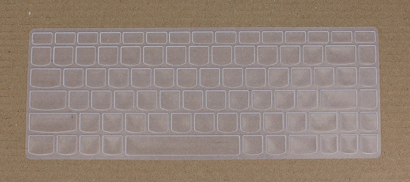 Saco Silicone Chiclet Protector Cover Fit For Lenovo Yoga 500 80N40046IN Laptop Keyboard Skin(Transparent)