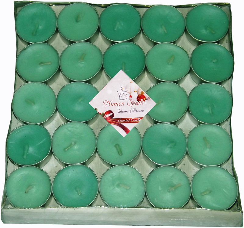 Numen Spark CUCUMBER TEA-LIGHT CANDLE(Pack of 50)(650 g)