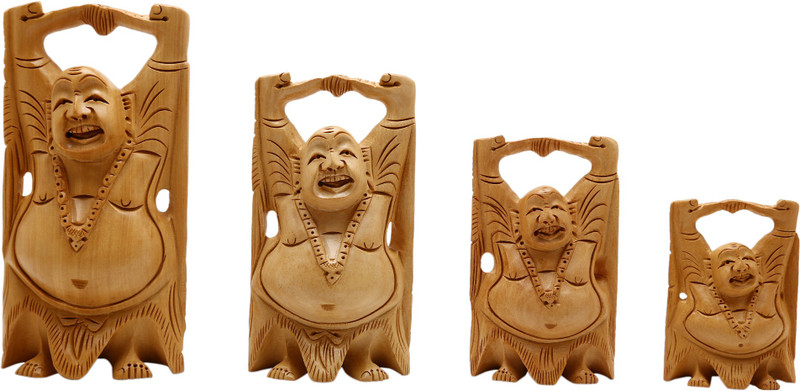 mk handicraft mk152 Decorative Showpiece  -  15 cm(Wood, Brown)
