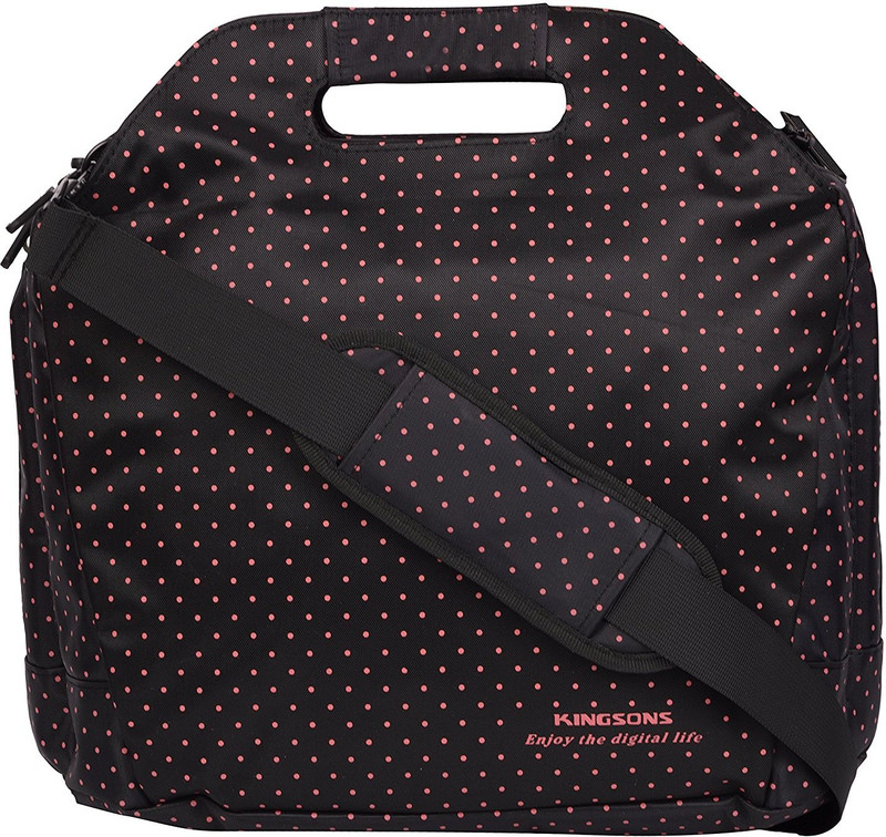 kingsons KS6064W Medium Briefcase - For Women(black)