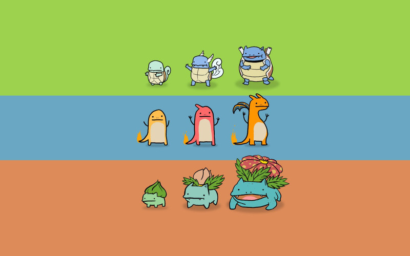 Aabhaas -bulbasaur-squirtle-pokemon-movies-reddit Wall Poster Paper Print(12 inch X 18 inch, Rolled)