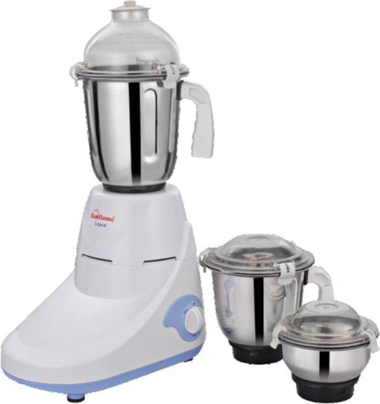 Sunflame Mixer Grinder Legend 750 W Mixer Grinder(White, 3 Jars)