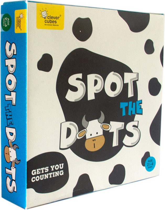 Clever Cubes Spot the Dots Board Game