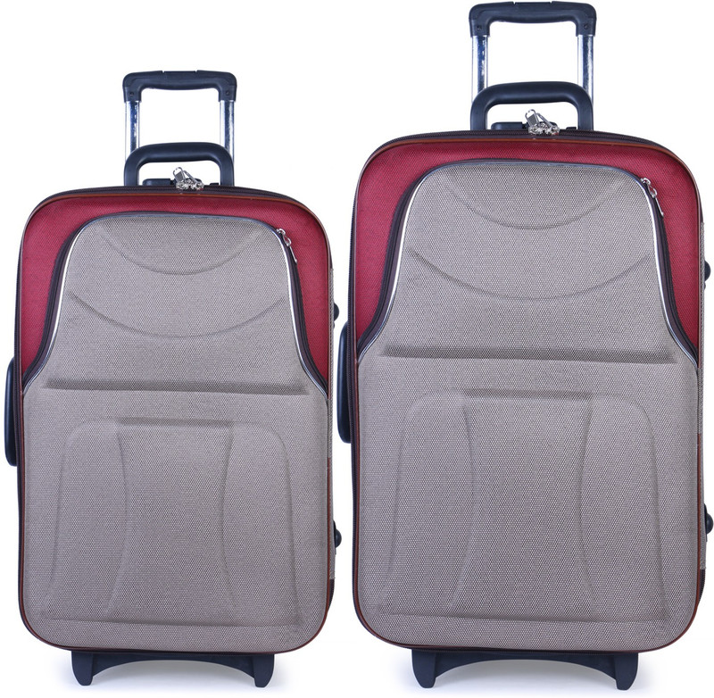 bags bazar ABWR001 Medium Briefcase - For Men & Women(light brown & wine red)