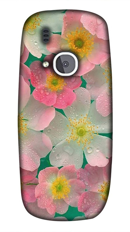 99Sublimation Back Cover for Nokia 3310(Pink Flower Pattern)