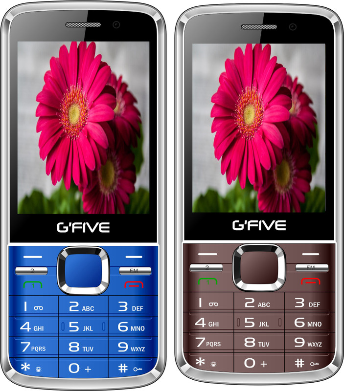 Gfive G9 Combo of Two Mobile(Coffee, Blue)