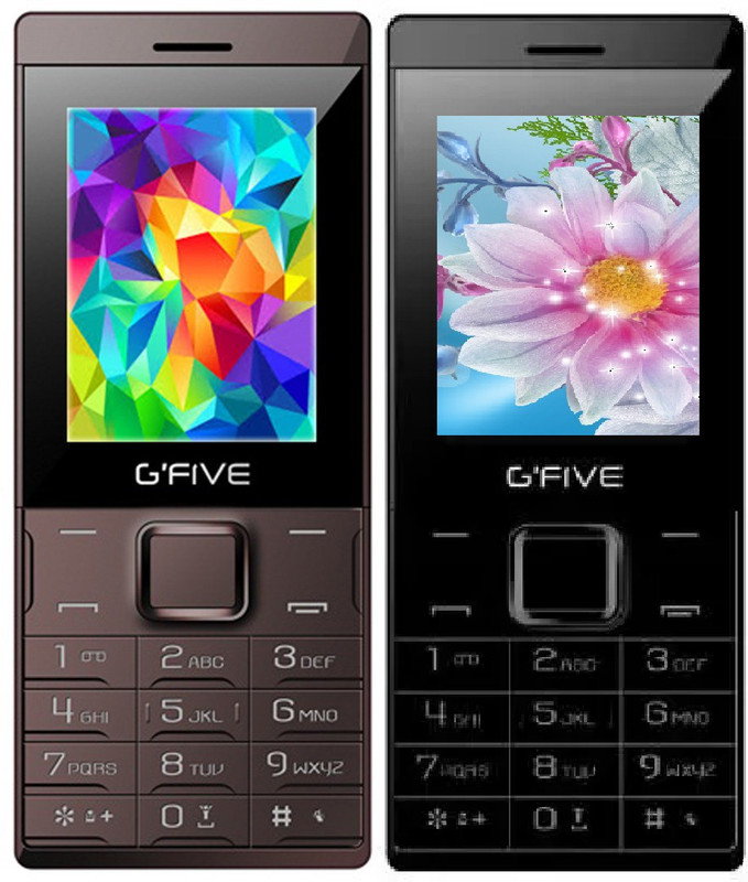 Gfive Z9 Combo of Two Mobile(Coffee, Black)