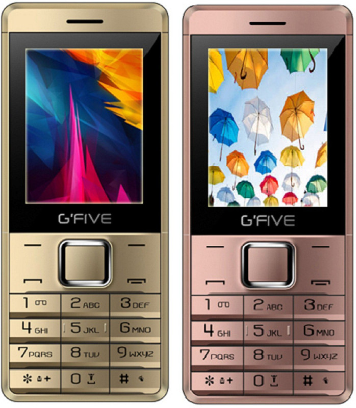 Gfive Z8 Combo of Two Mobile(Champagne Gold, Rose Gold)