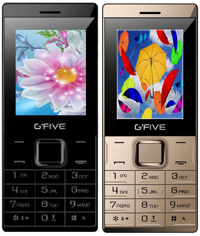 Gfive Z9 Combo of Two Mobile(Black, Champagne gold)