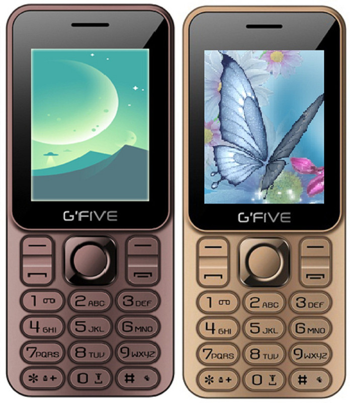 Gfive Z13 Combo of Two Mobile(Coffee, Champagne gold)