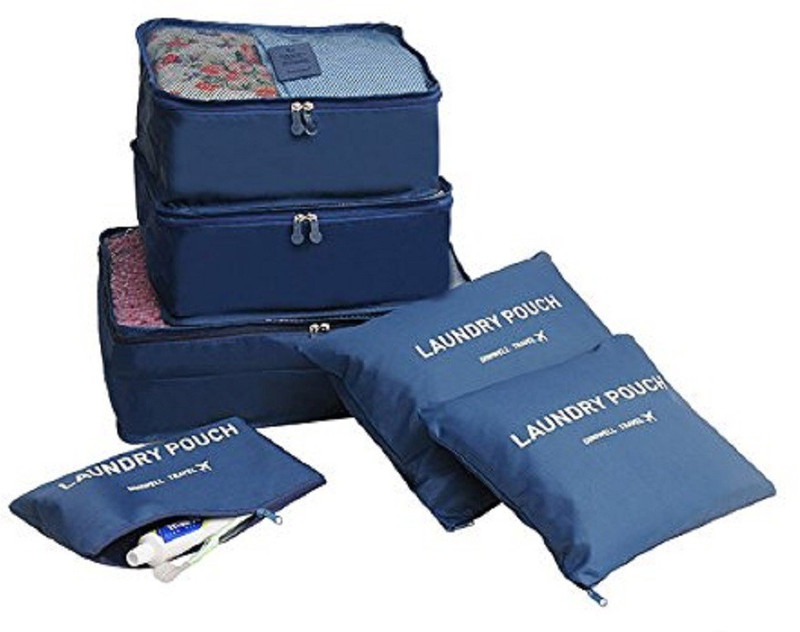 jhoom pado Laundry Travel Waterproof Pouch Cosmetics Make-up Bags Organizer(Blue)
