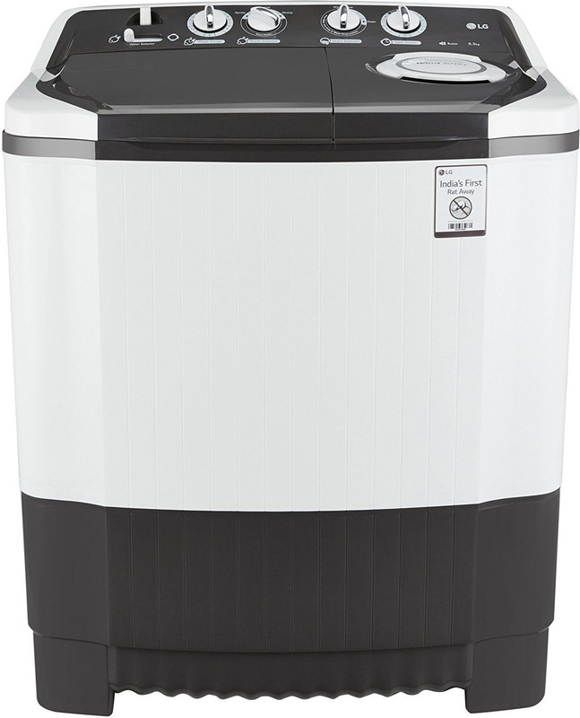 LG 6.5 kg Semi Automatic Top Load Grey(P7550R3FA)