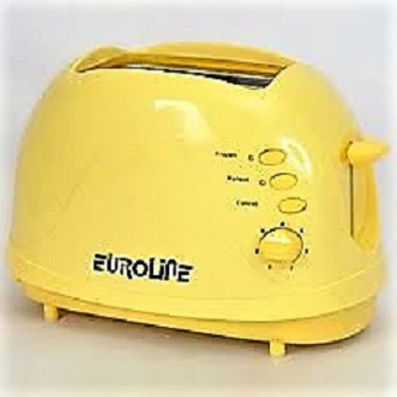 euroline EL-820 750 W Pop Up Toaster(Yellow)