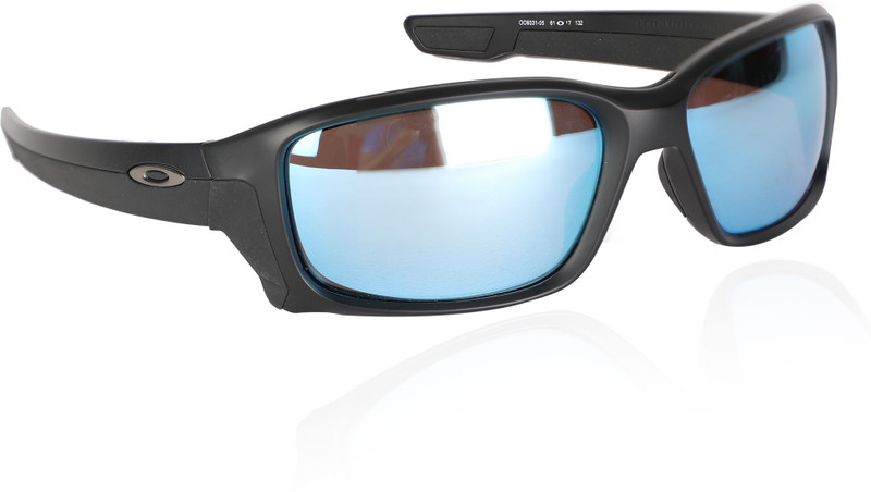 Oakley STRAIGHTLINK Wrap-around Sunglass(Blue)
