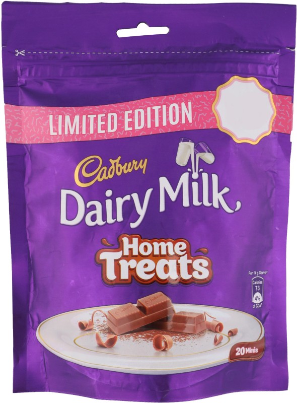 Cadbury Dairy Milk Home Treats Chocolate Bars(126 g)